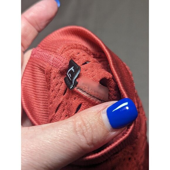 Gymshark Energy Seamless Leggings Training Gym Perforated women's size XS Orange - Picture 9 of 14